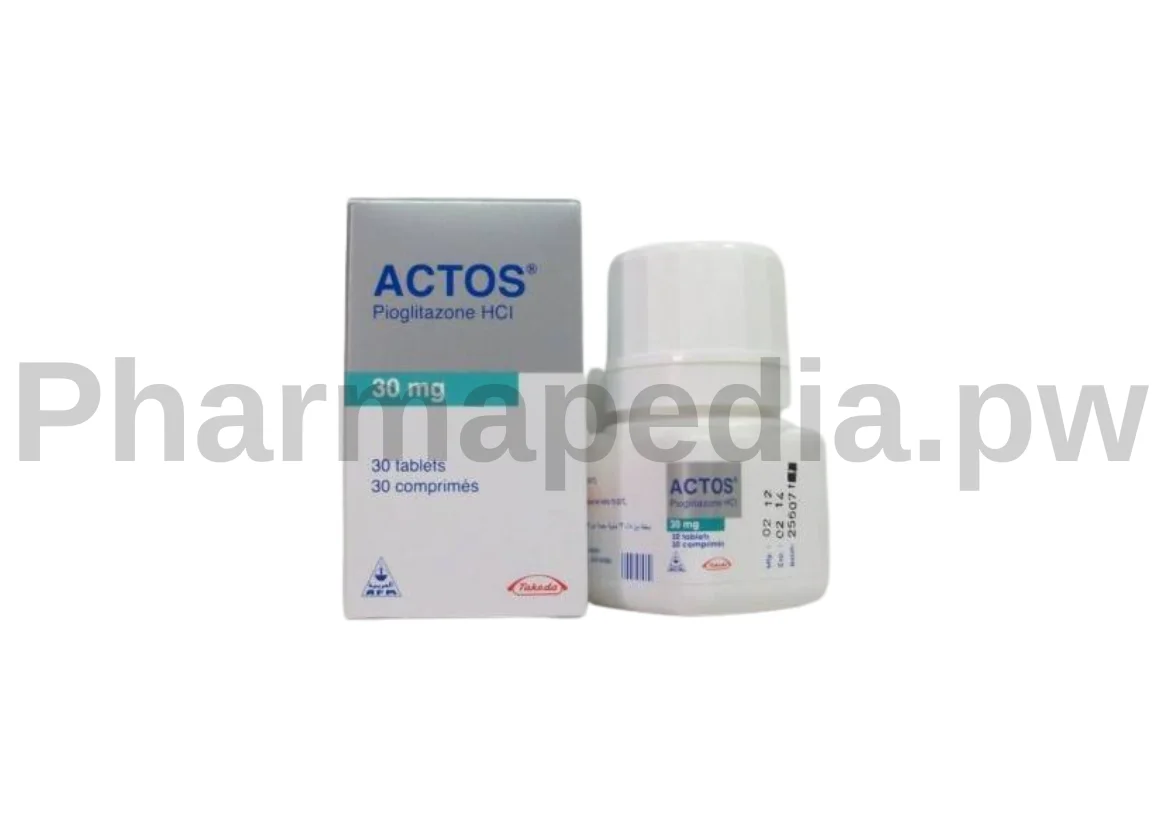 اكتوس اقراص 15 او 30 مجم Actos tablets