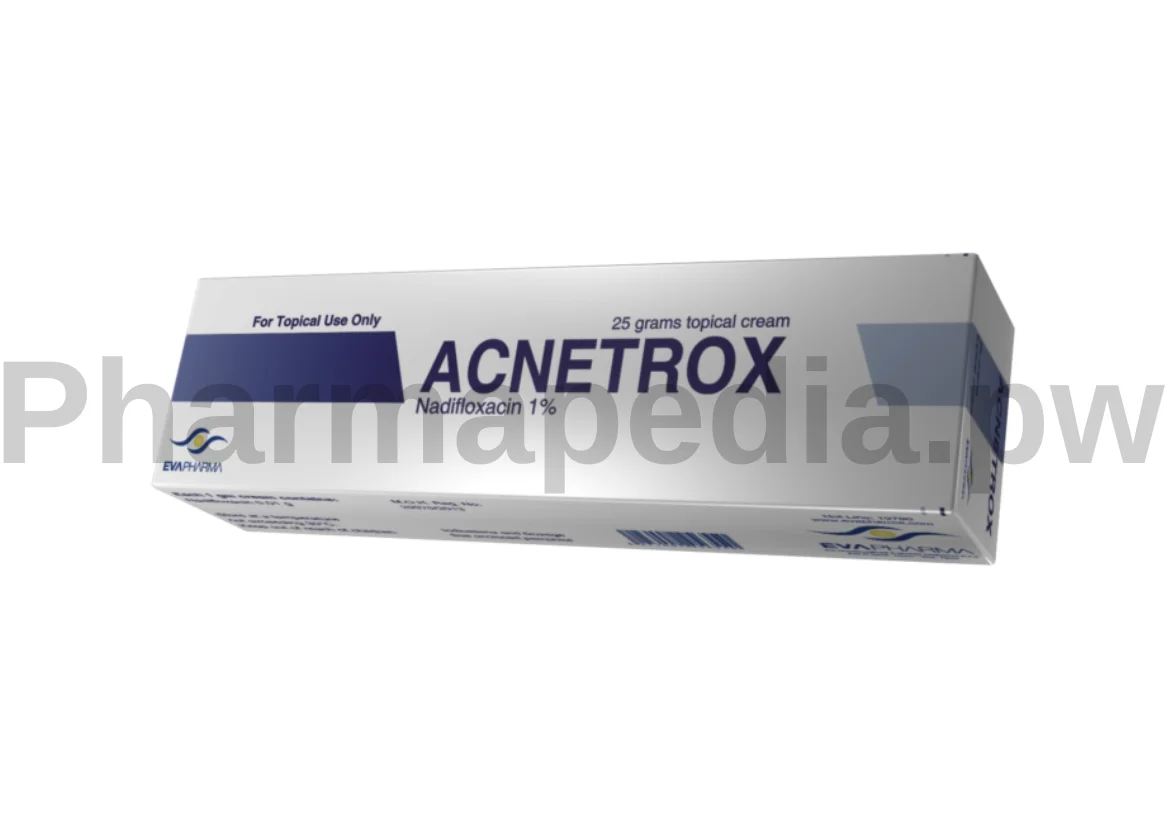 اكنيتروكس كريم Acnetrox cream ناديفلوكساسين Nadifloxacin