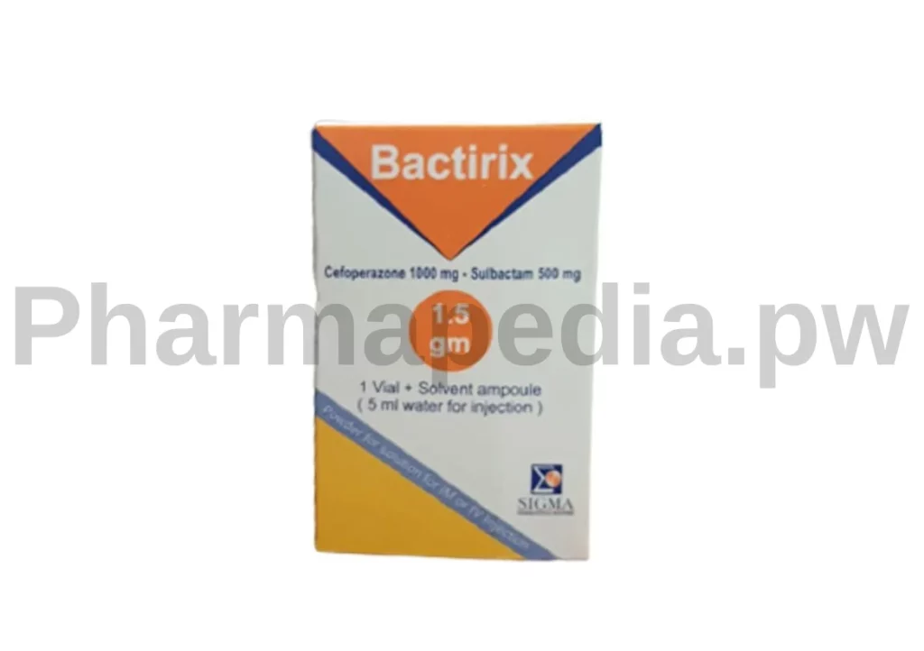 باكتيركس 1.5 جم حقن مضاد حيوي Bactirix vial