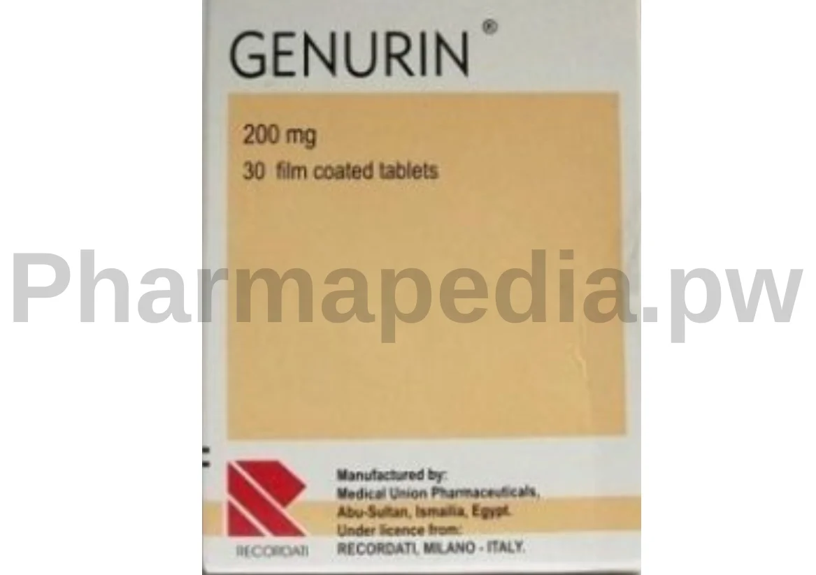دواء جينورين اقراص 200 مجم Genurin tablets