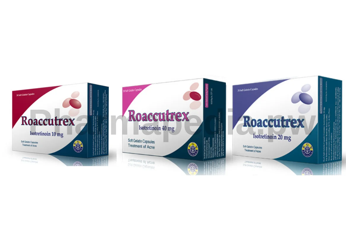 رواكيوتريكس كبسولات Roaccutrex capsules 10 20 40