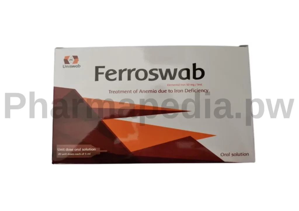فيروسواب شراب جرعات احادية Ferroswab syrup