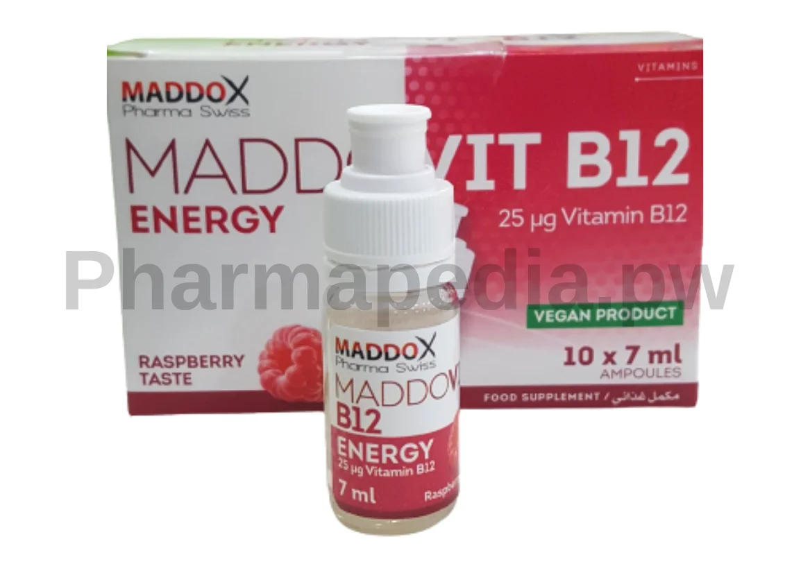 مادوفيت ب12 امبول شراب Maddovit B12 ampoule syrup