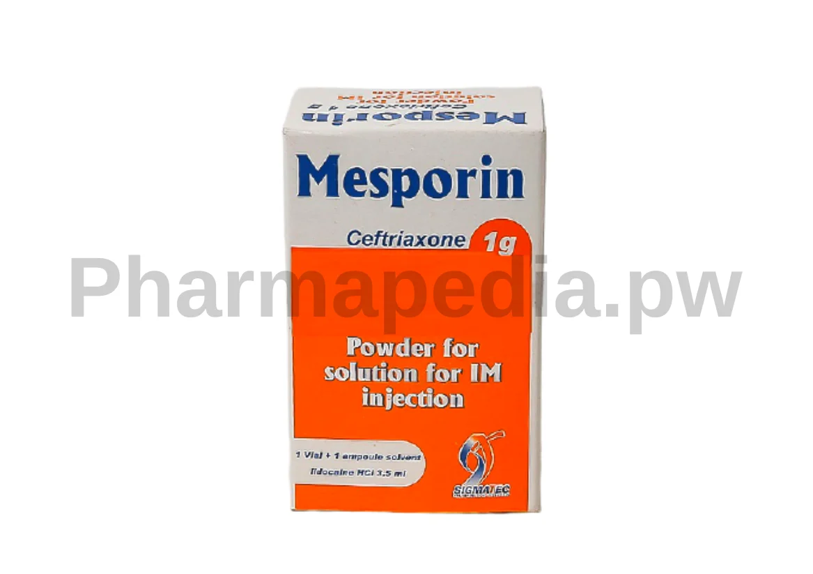 ميسبورين فيال Mesporin Vial 1 g