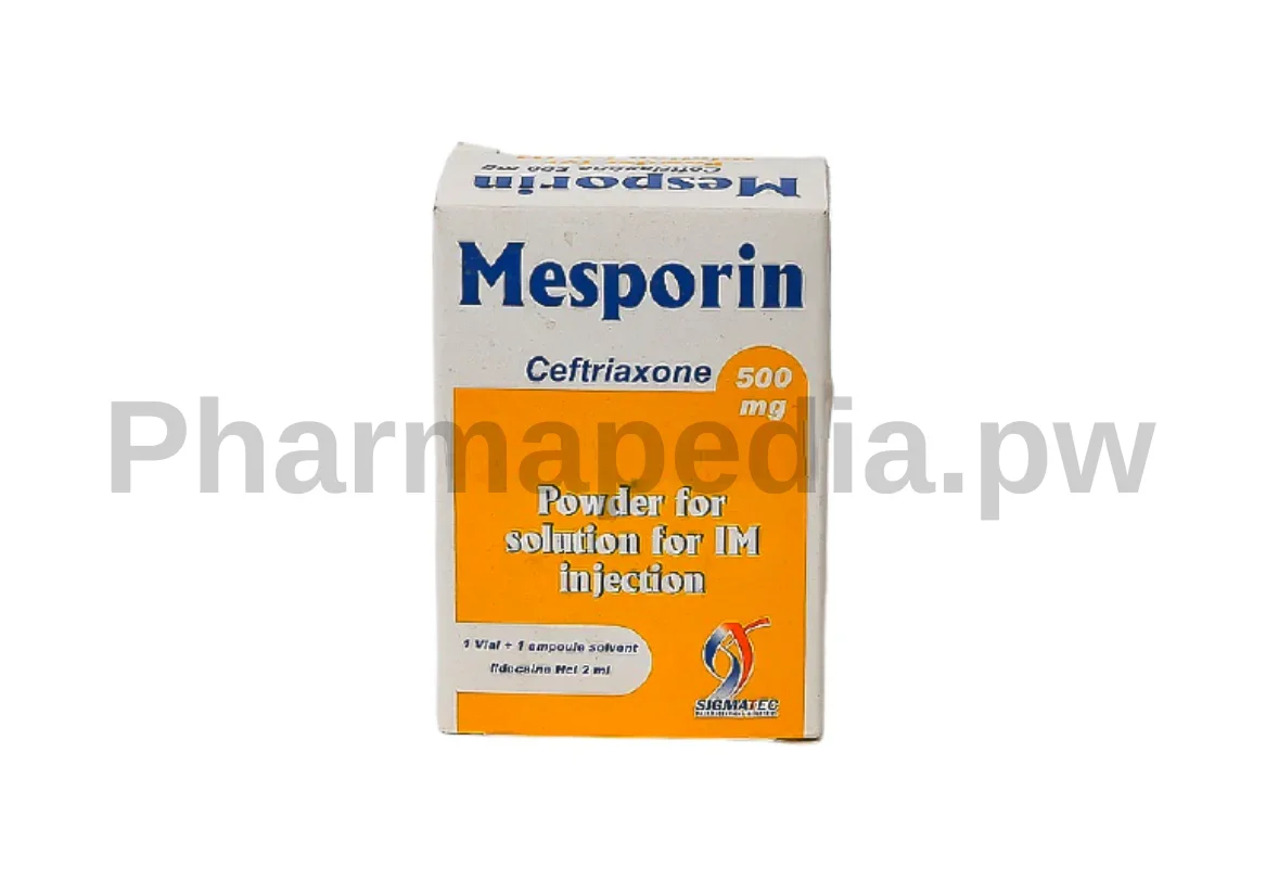 ميسبورين فيال Mesporin Vial 500mg
