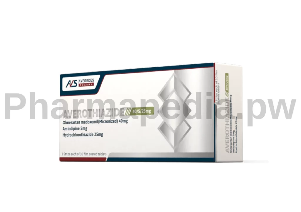 افيروثيازيد اقراص 40/5/25 Averothiazide tablets