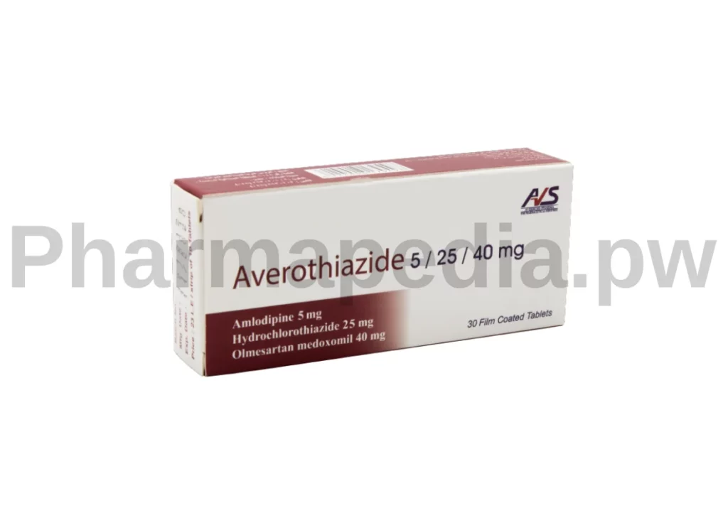 افيروثيازيد اقراص 40/5/25 Averothiazide 