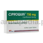 سيبروكين أقراص 750 مجم Ciproquin Tablets