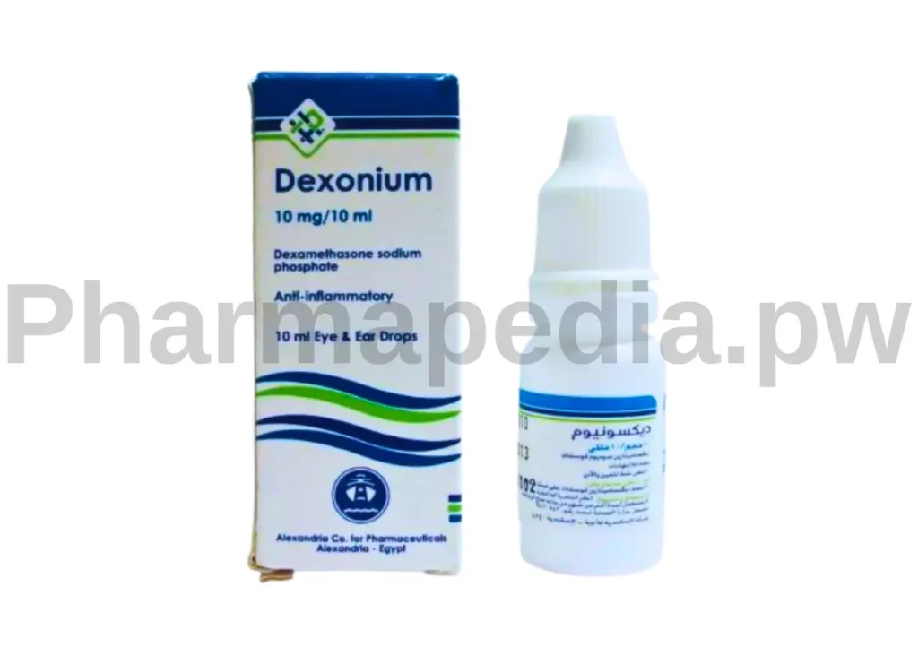 ديكسونيوم Dexonium: قطرة للعين والأذن لعلاج الالتهابات والتورم