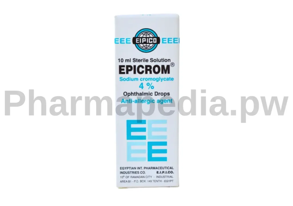 إبيكروم 4% قطرة للعين Epicrom eye drops