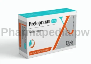 بريتوبرازان اقراص 20 مجم Pretoprazan tablets