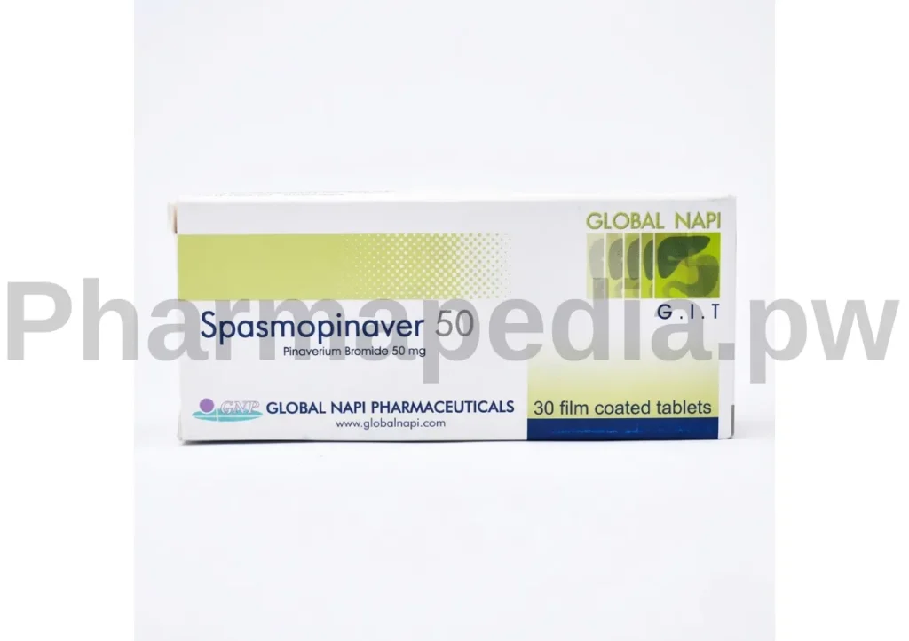 Spasmopinaver 50 mg tablets