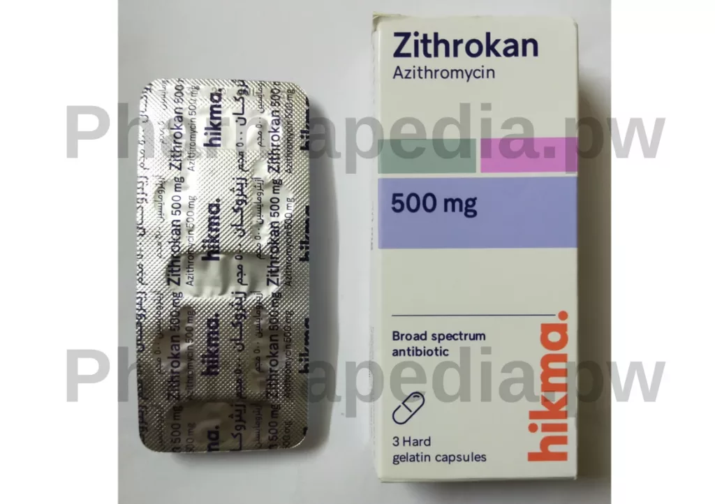 Zithrokan capsules 500 mg 