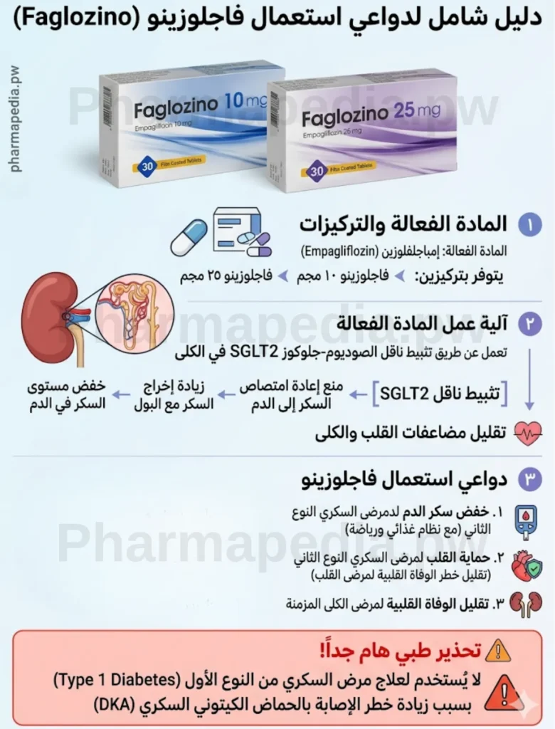 دواعي استعمال فاجلوزينو اقراص 