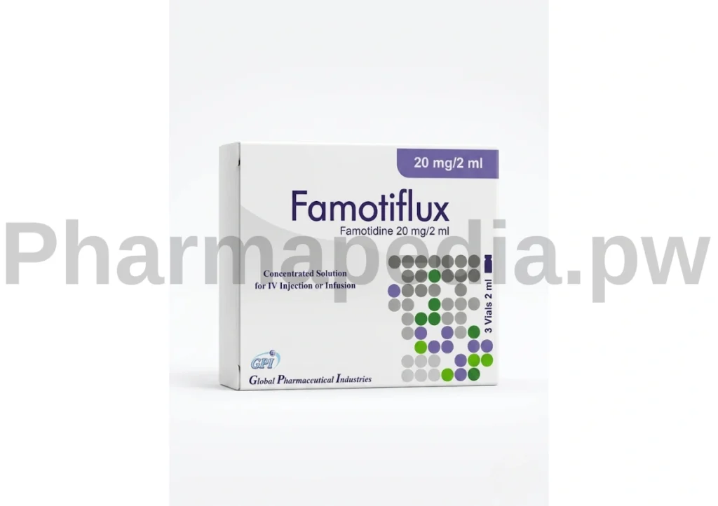فاموتيفلكس Famotiflux Vial 40mg