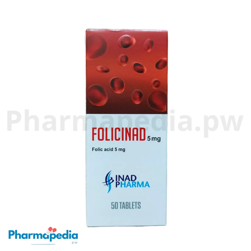 folicinad 5 mg folic acid tablets