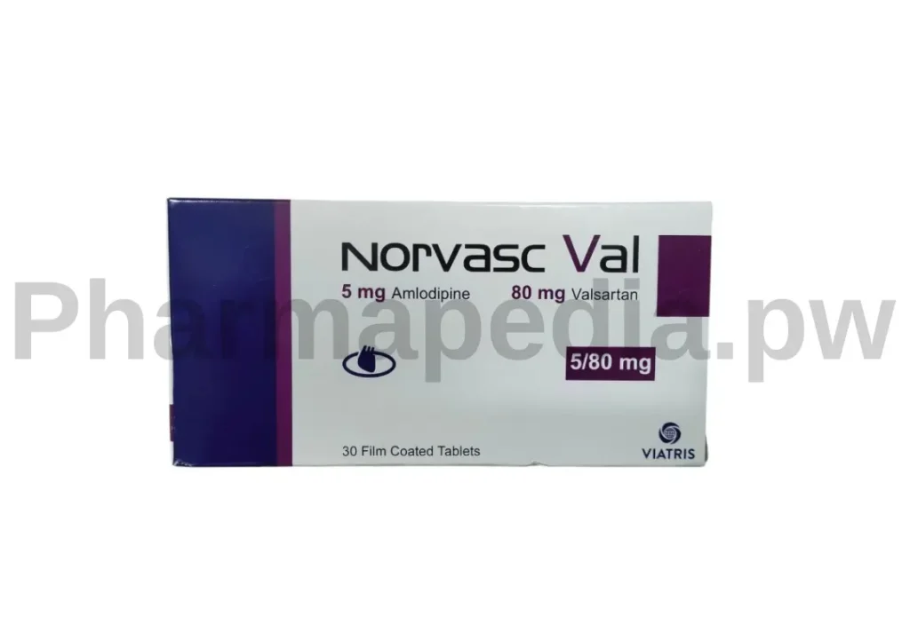 Norvasc val 5/80 mg tablets