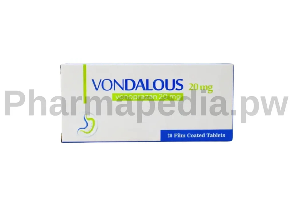 Vondalous tablets 20 mg