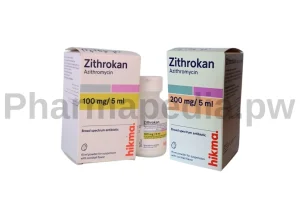 زيثروكان 100 او 200 مجم شراب للأطفال و الرضع Zithrokan