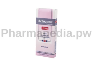 اكتوزون اقراص 45 مجم Actozone tablets