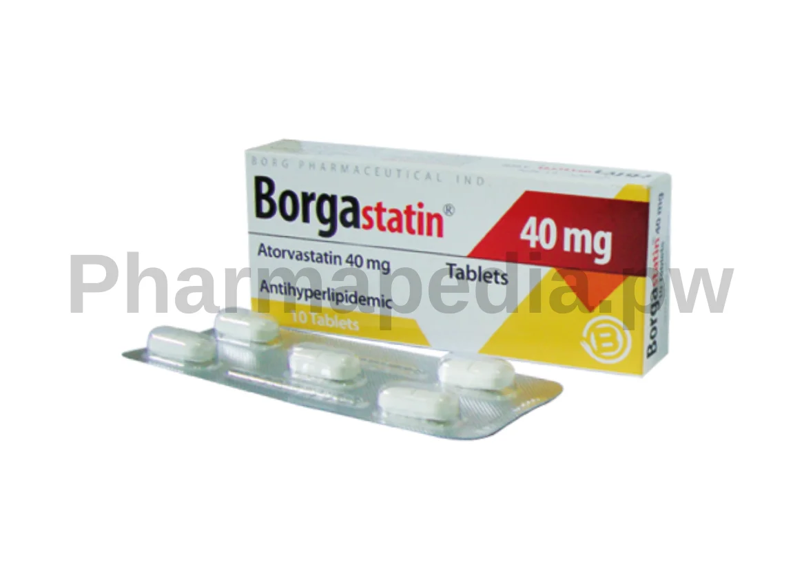بورجاستاتين اقراص 40 مجم Borgastatin tablets 40 mg