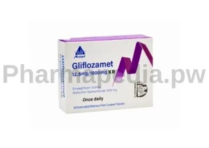 جليفلوزامت اكس ار اقراص Gliflozamet XR tablets 12.5/1000