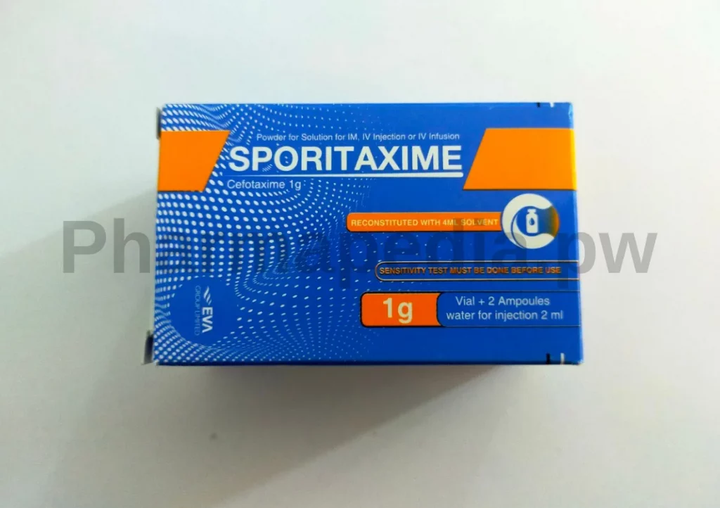 سبوريتاكسيم فيال Sporitaxime vial