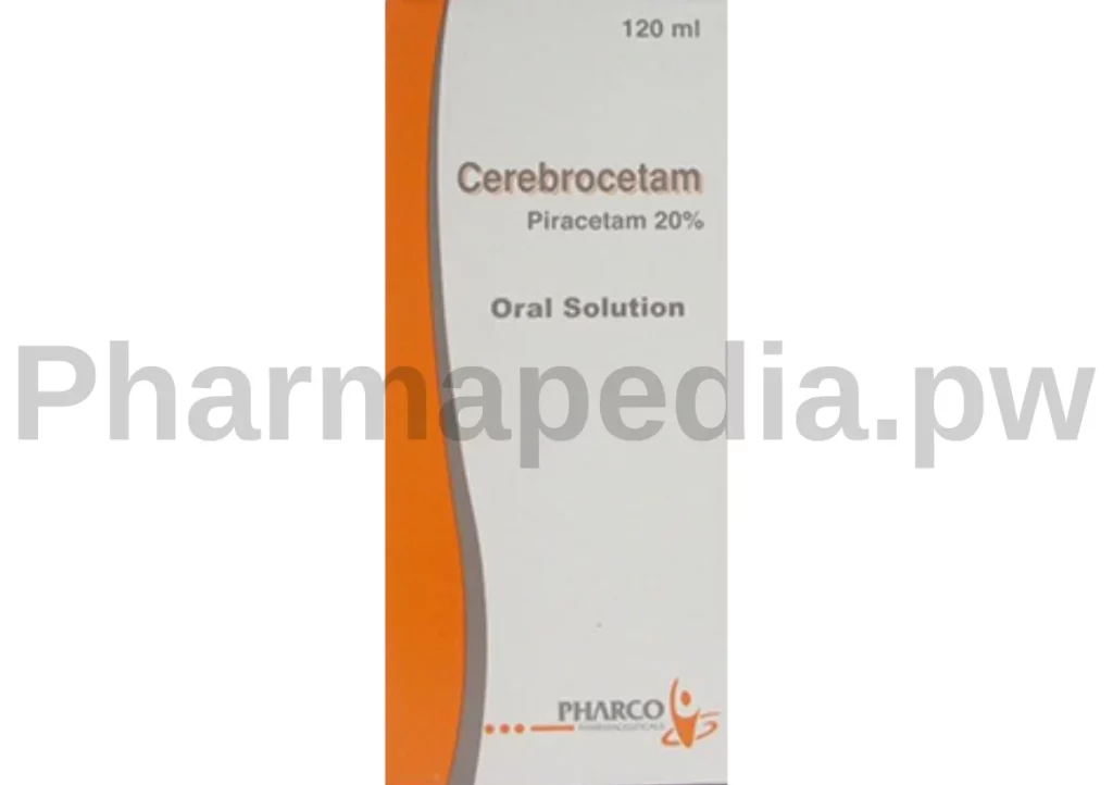 دواء سريبروسيتام شراب 20% 120 مللي Cerebrocetam syrup 120 ml