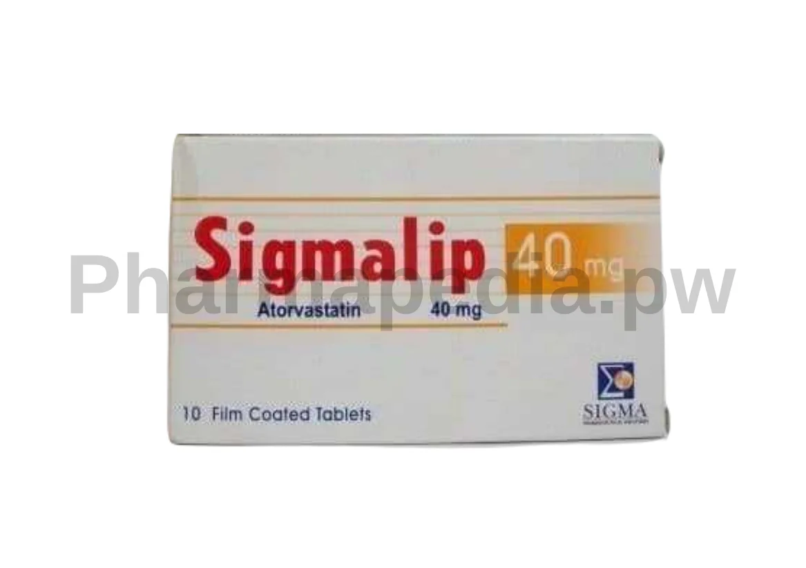 سيجماليب اقراص 40 مجم Sigmalip tab 40 mg