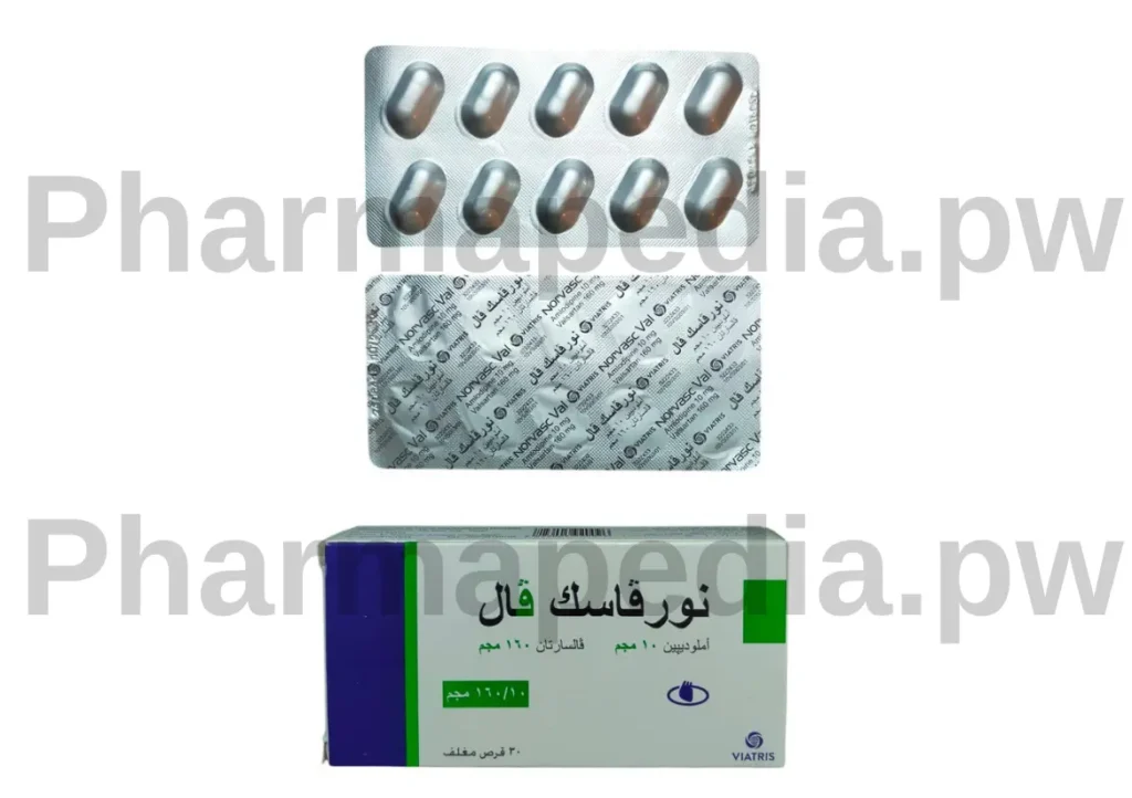 نورفاسك فال 160/10 مجم شريط