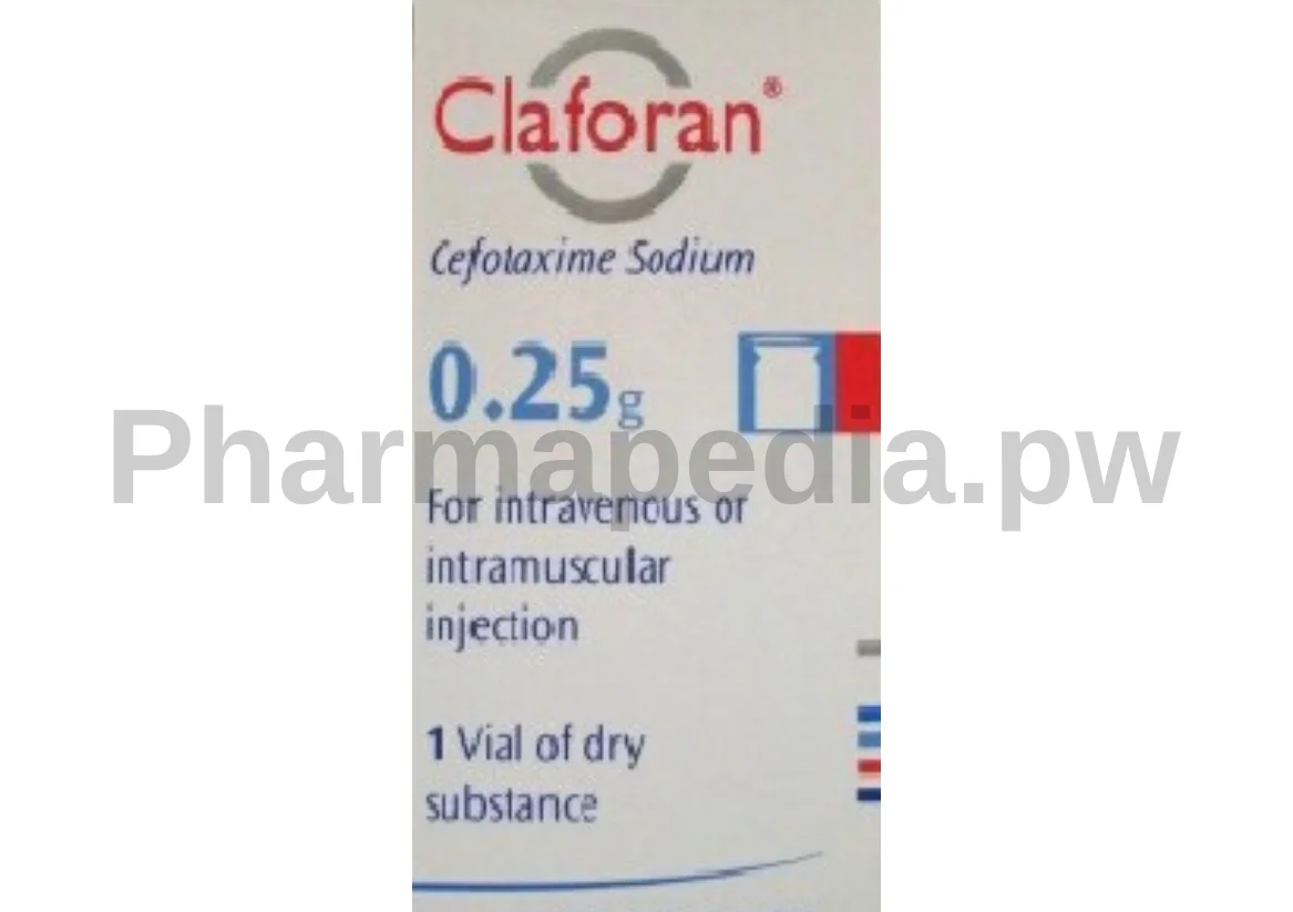 كلافوران فيال للحقن 250 مجم Claforan vial 0.25g 250 mg