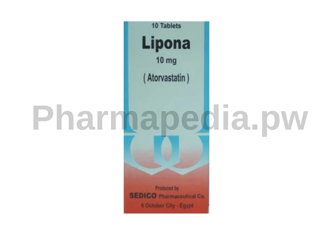 ليبونا اقراص 10 مجم Lipona tab 10 mg