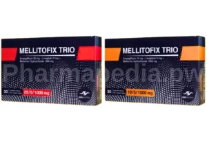 ميليتوفكس تريو ممتد المفعول اقراص Mellitofix Trio XR